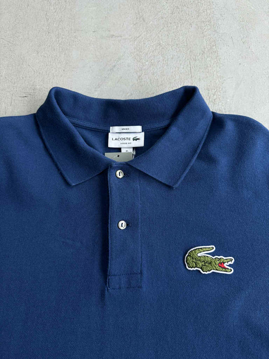 Lacoste Loose Fit Blue Polo Shirt