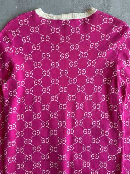 Gucci Monogram Pink Crewneck