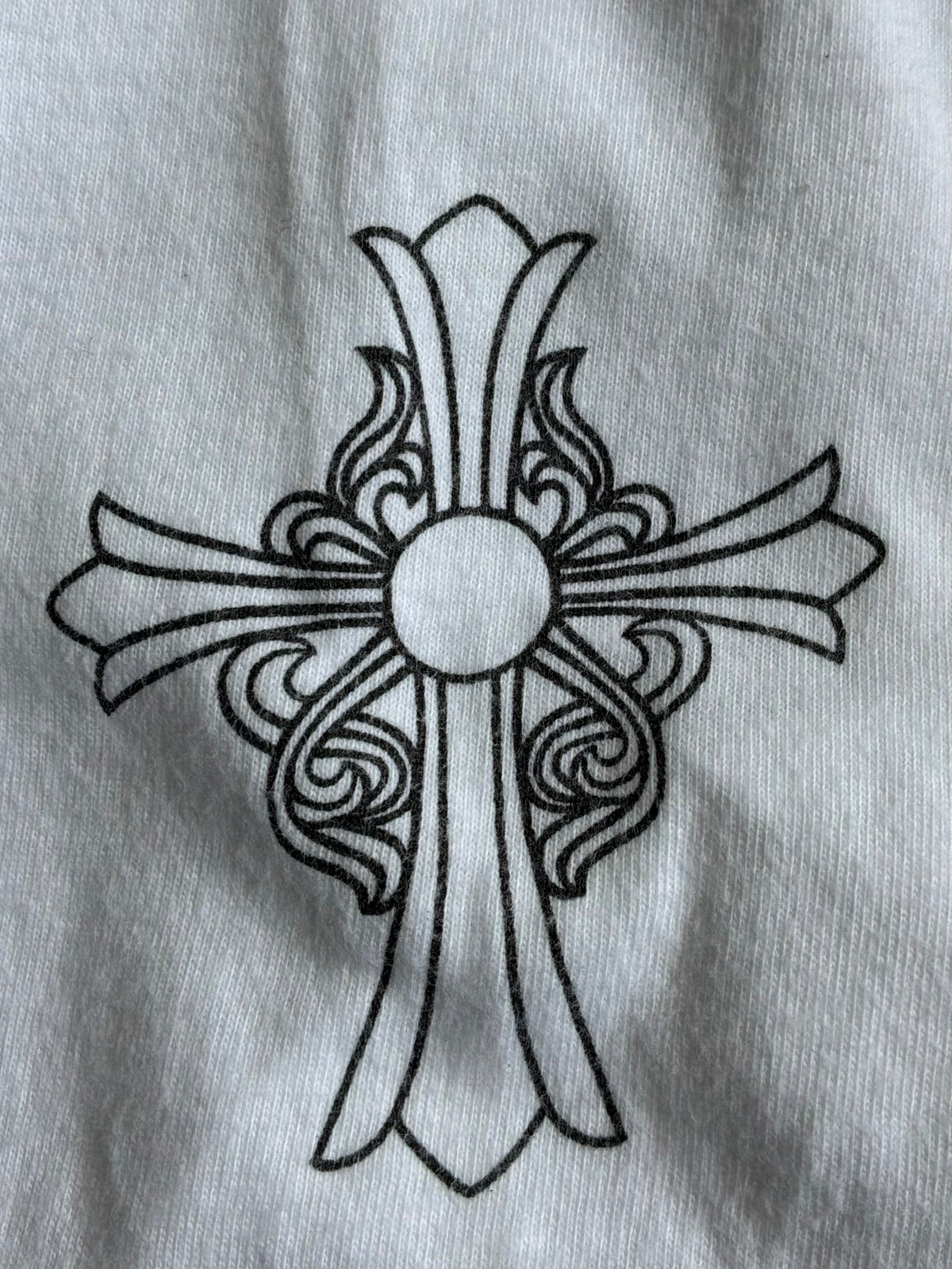 Chrome Hearts Tonal Cross White Tee
