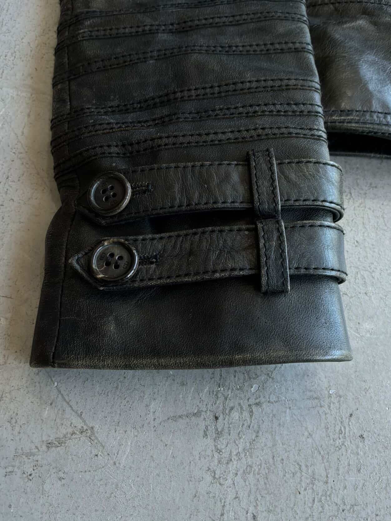 2003 Dior Hedi Slimane Leather Jacket
