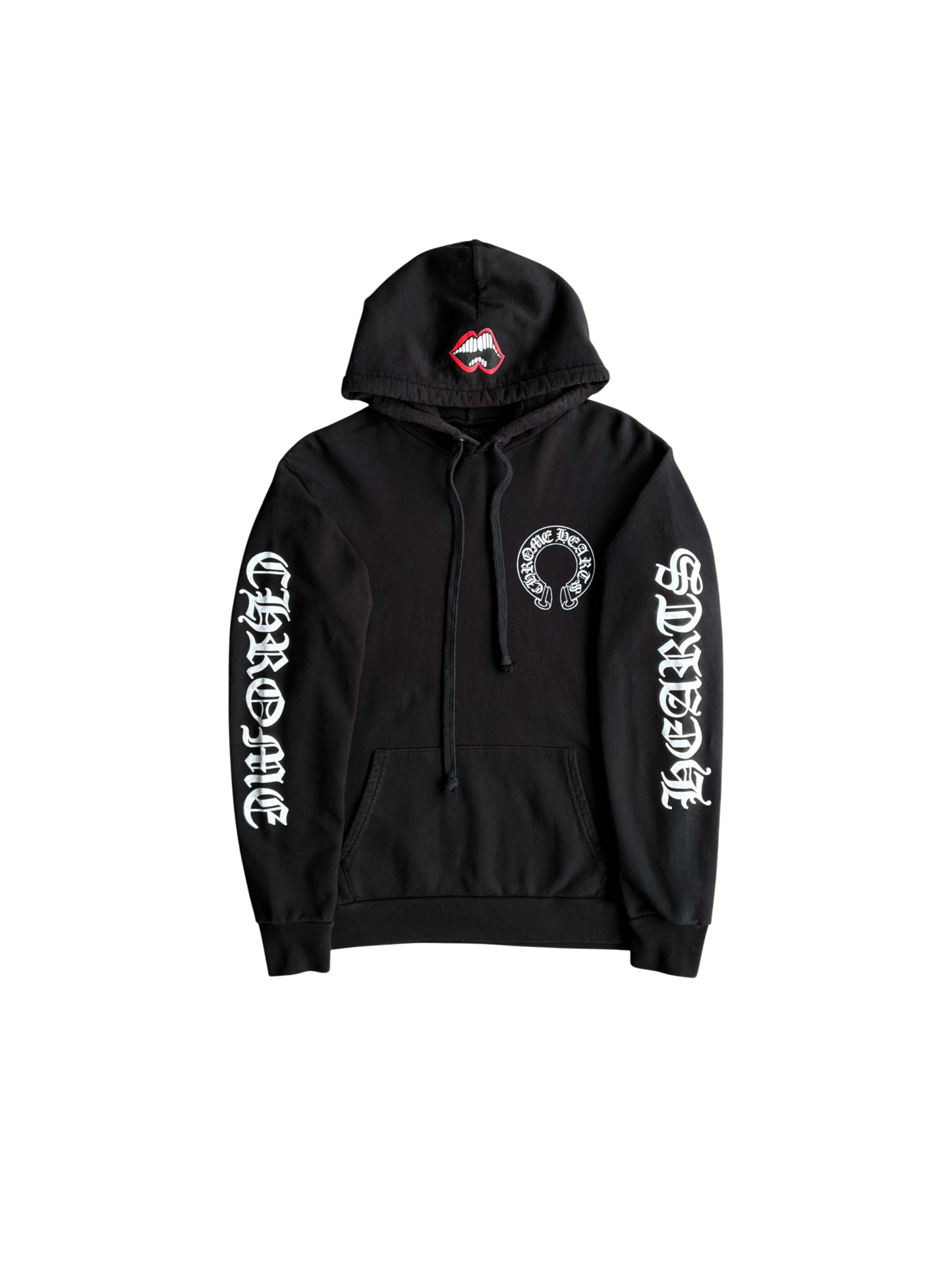 Chrome Hearts X Matty Boy Horseshoe Script Lip Hoodie