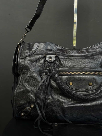 Balenciaga Classic City Black On Brass