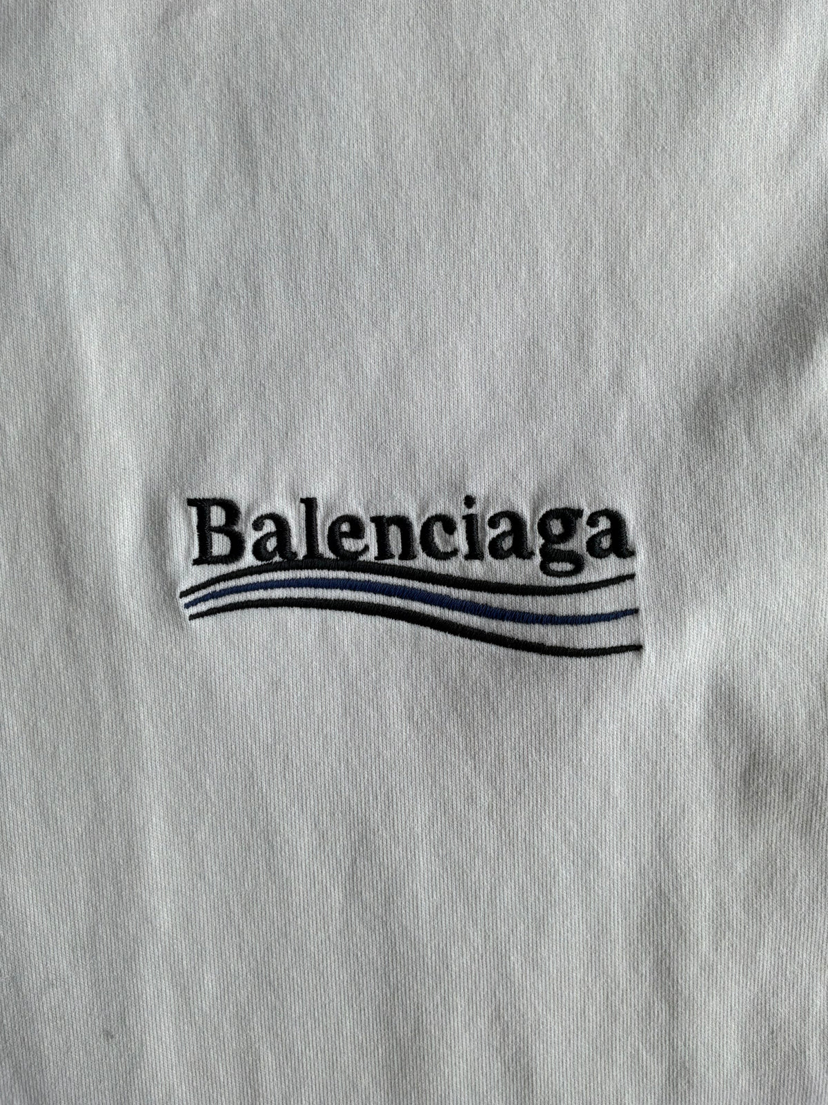 Balenciaga Political Campaign Embroidered Tee