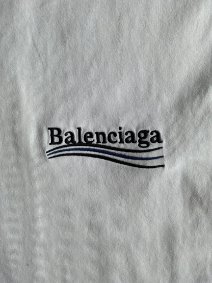 Balenciaga Political Campaign Embroidered Tee