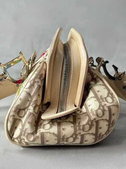 Dior Floral Trotter Bowler Bag
