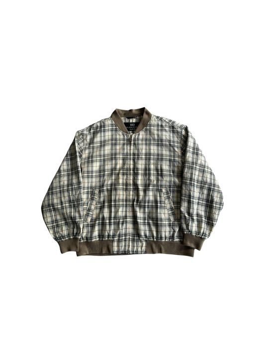 Balenciaga Plaid Bomber Jacket