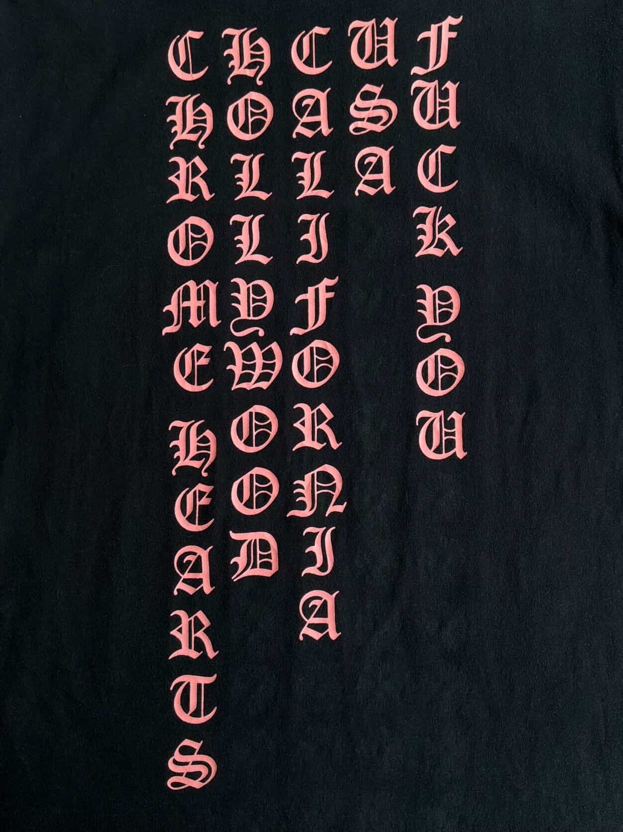 Chrome Hearts Vertical Script Tee