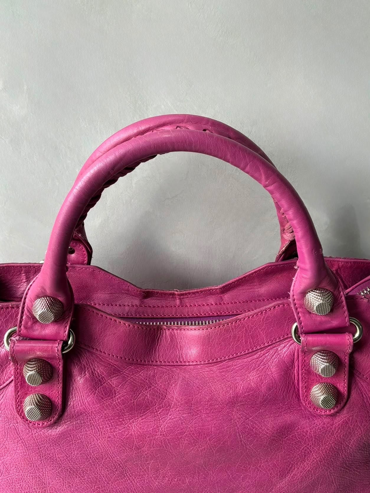 Balenciaga City Giant 21 Purple/Pink Lambskin Bag