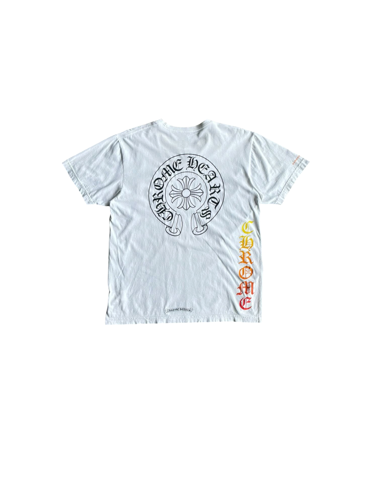 Chrome Hearts Side Script Horseshoe Tee