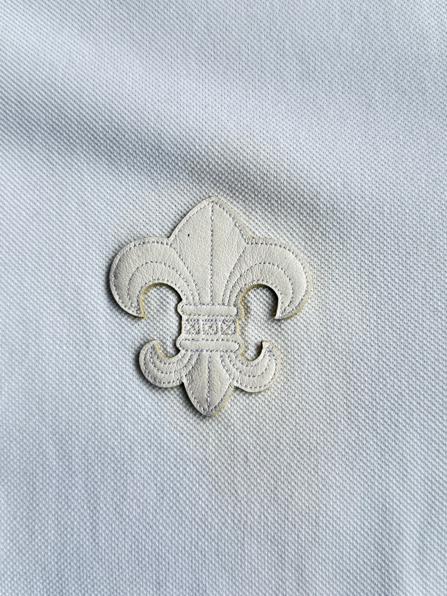 1/1 Vintage Chrome Hearts Fleur Patch Polo Shirt