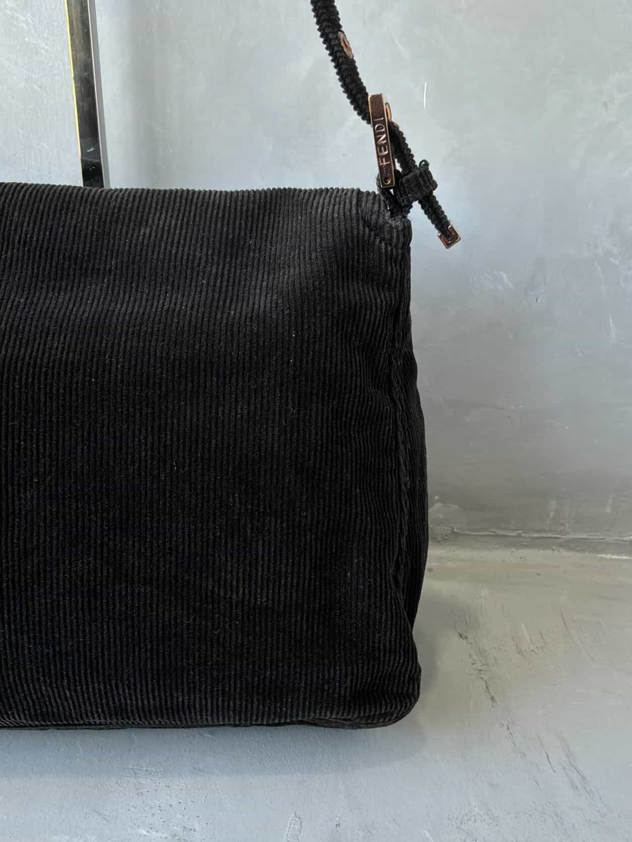 2000’s Fendi Curdoroy Copper Mamma Baguette Bag