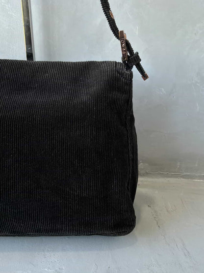 2000’s Fendi Curdoroy Copper Mamma Baguette Bag