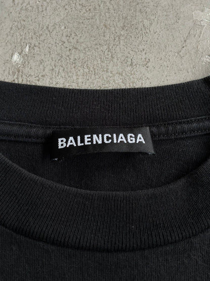 Balenciaga Leaf Logo Mullet Tee