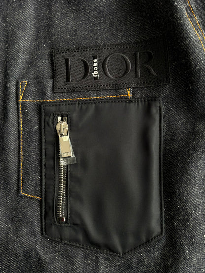Dior X Sacai Signature Logo Denim Jacket