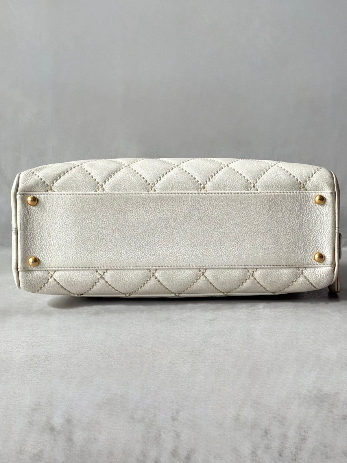 Chanel Vintage Wildstitch Bowler Bag