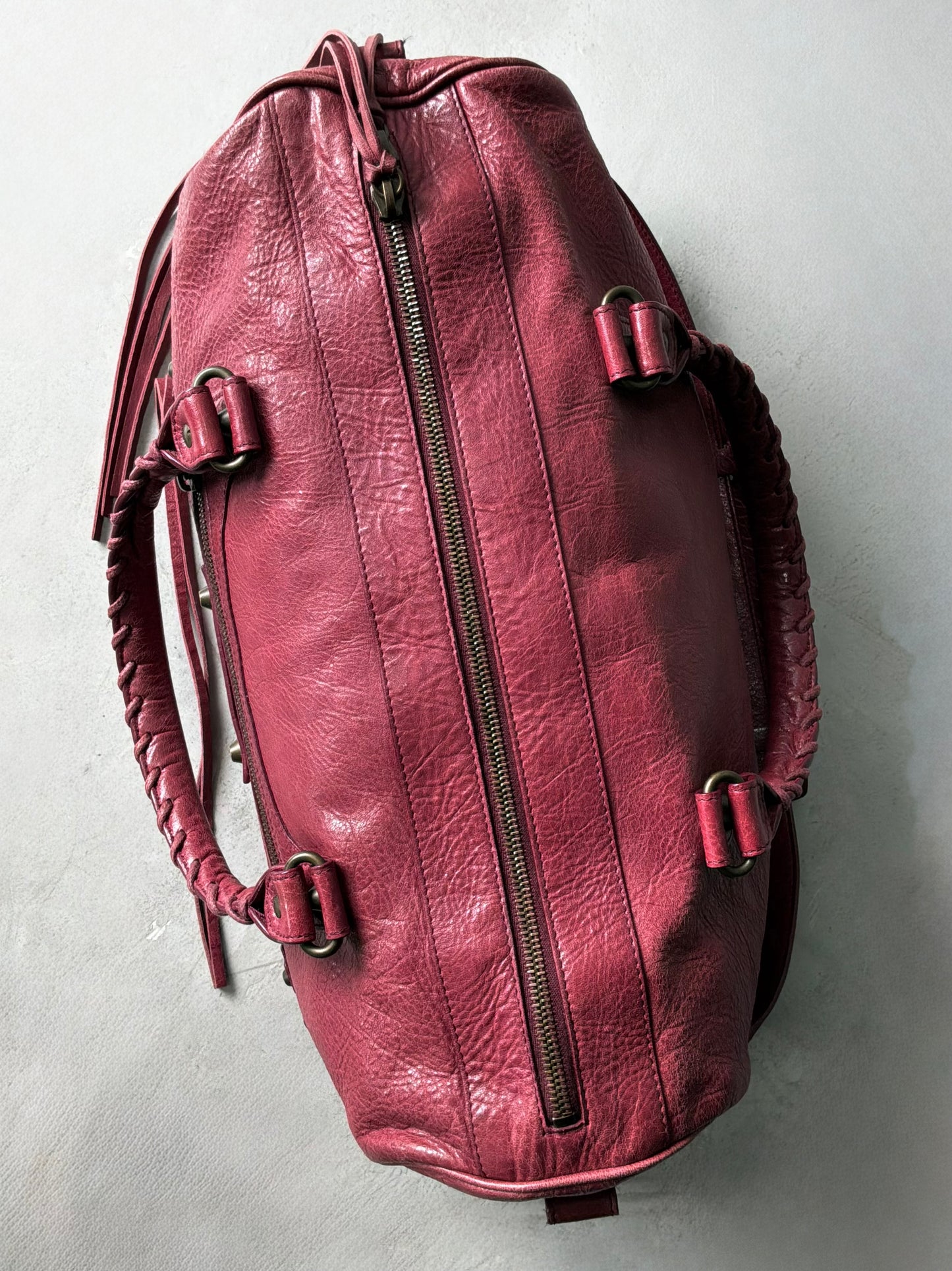 Balenciaga Twiggy Red Lambskin Bag