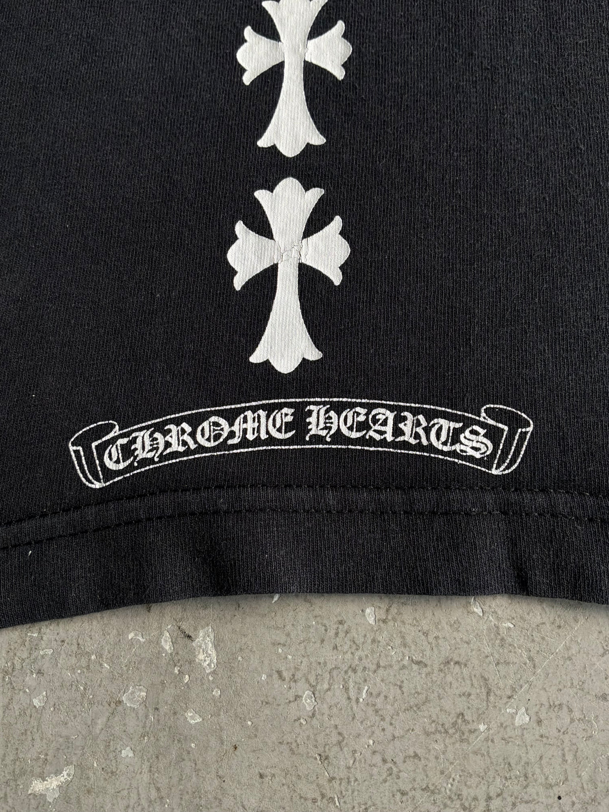 Chrome Hearts Vintage Spine Cross Tee