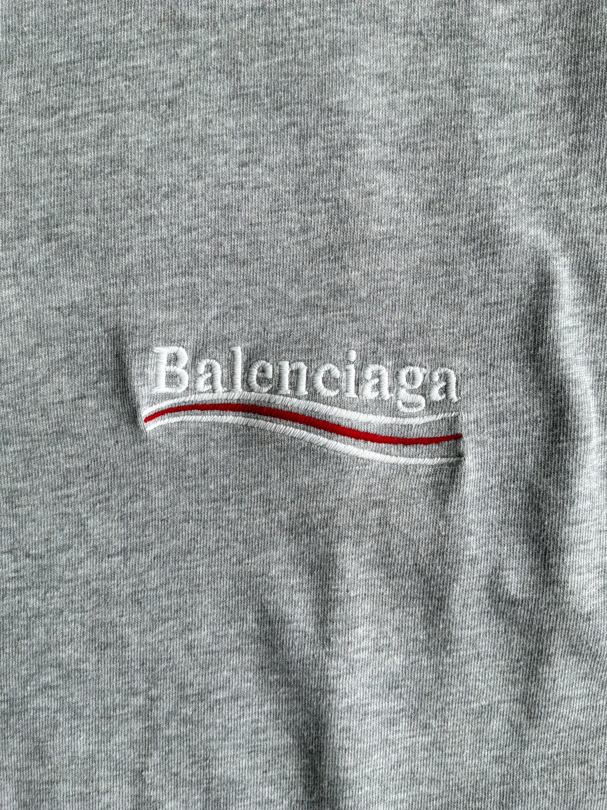 Balenciaga Political Campaign Embroidered Tee