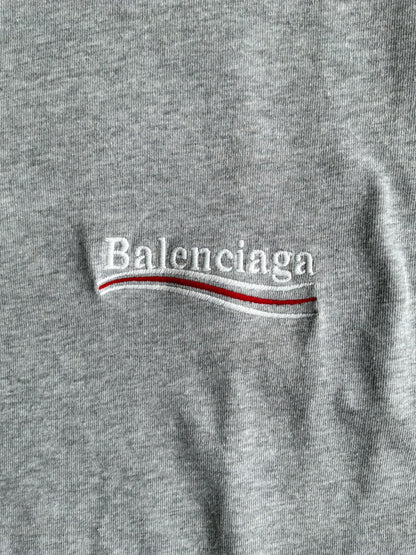 Balenciaga Political Campaign Embroidered Tee