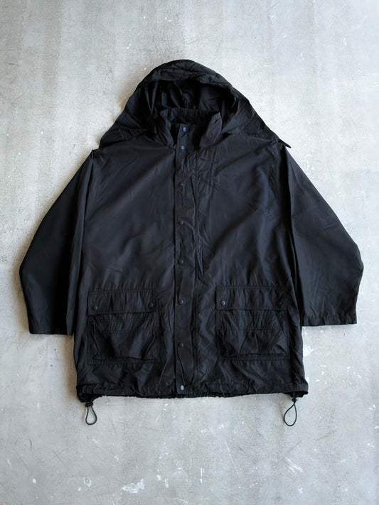 Balenciaga Back Script Parka Nylon Jacket