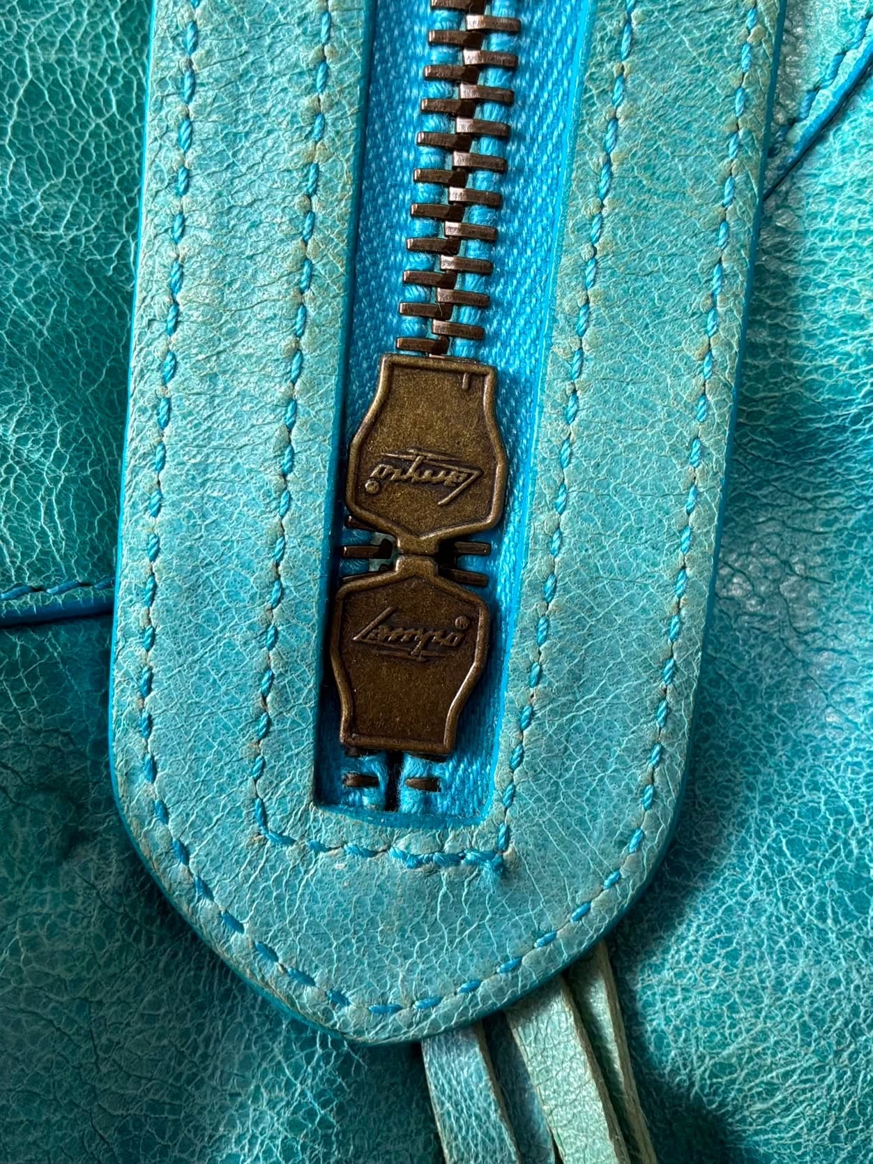 Balenciaga City Part Time Tortoise Lambskin Bag