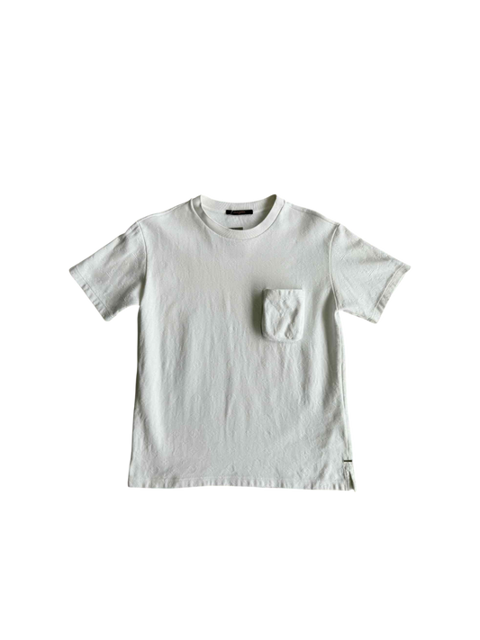 Luis Vuitton White Monogram Pocket Tee