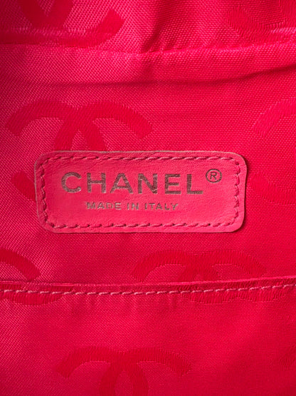 Chanel White Quilted Leather Cambon Ligne Reporter Bag