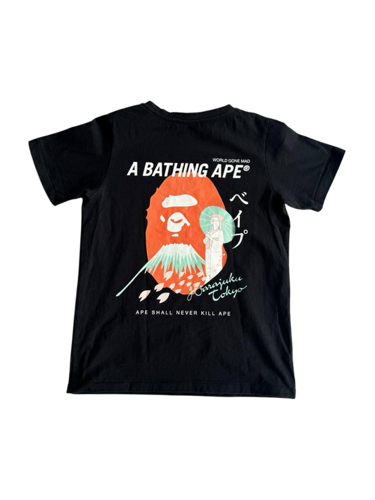 Womens Bape Harajuku Mullet Tee