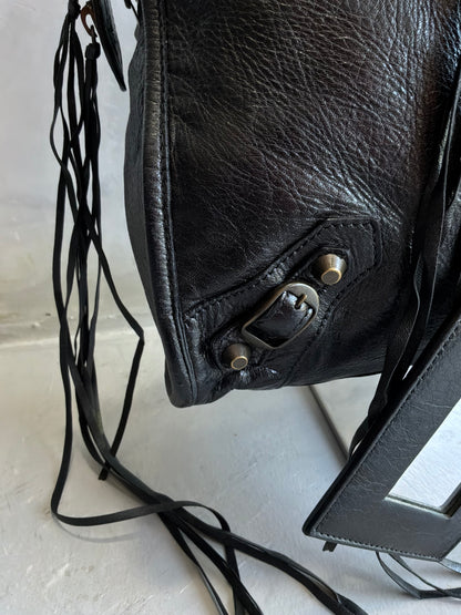 Balenciaga Classic City Black On Brass