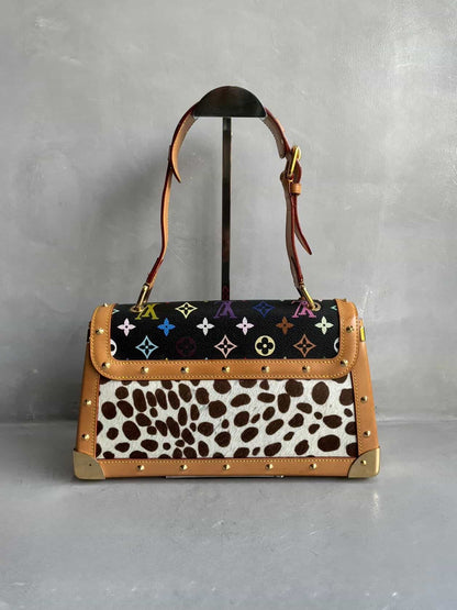 RARE Louis Vuitton X Murakami Dalmatian Ponyhair SAC Rabat Shoulder Bag