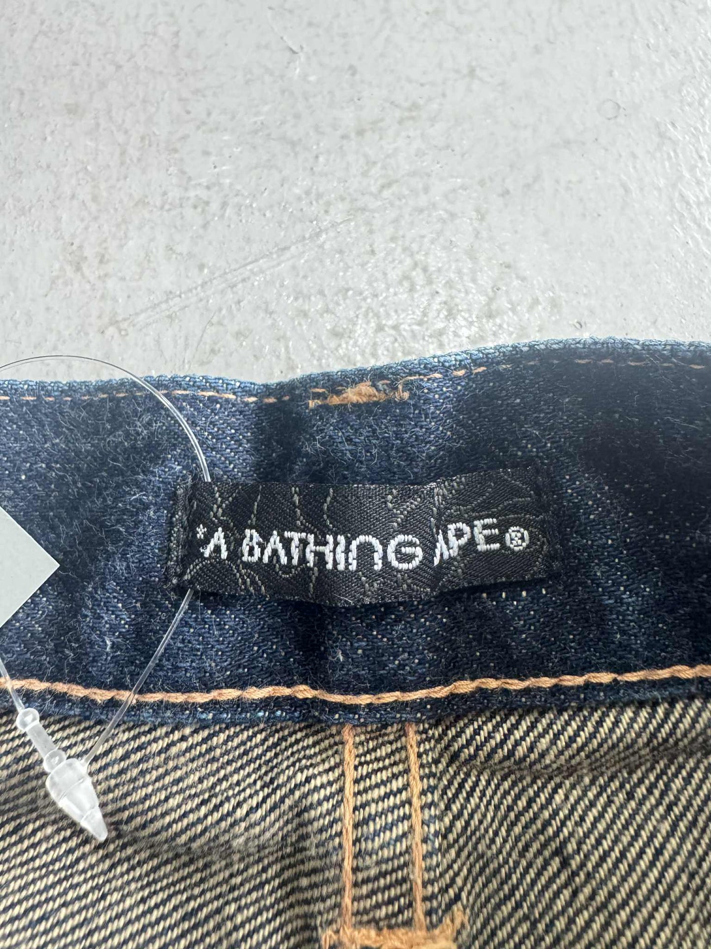 Bape Sta Camou Denim Shorts