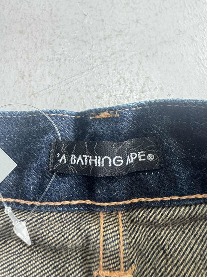 Bape Sta Camou Denim Shorts