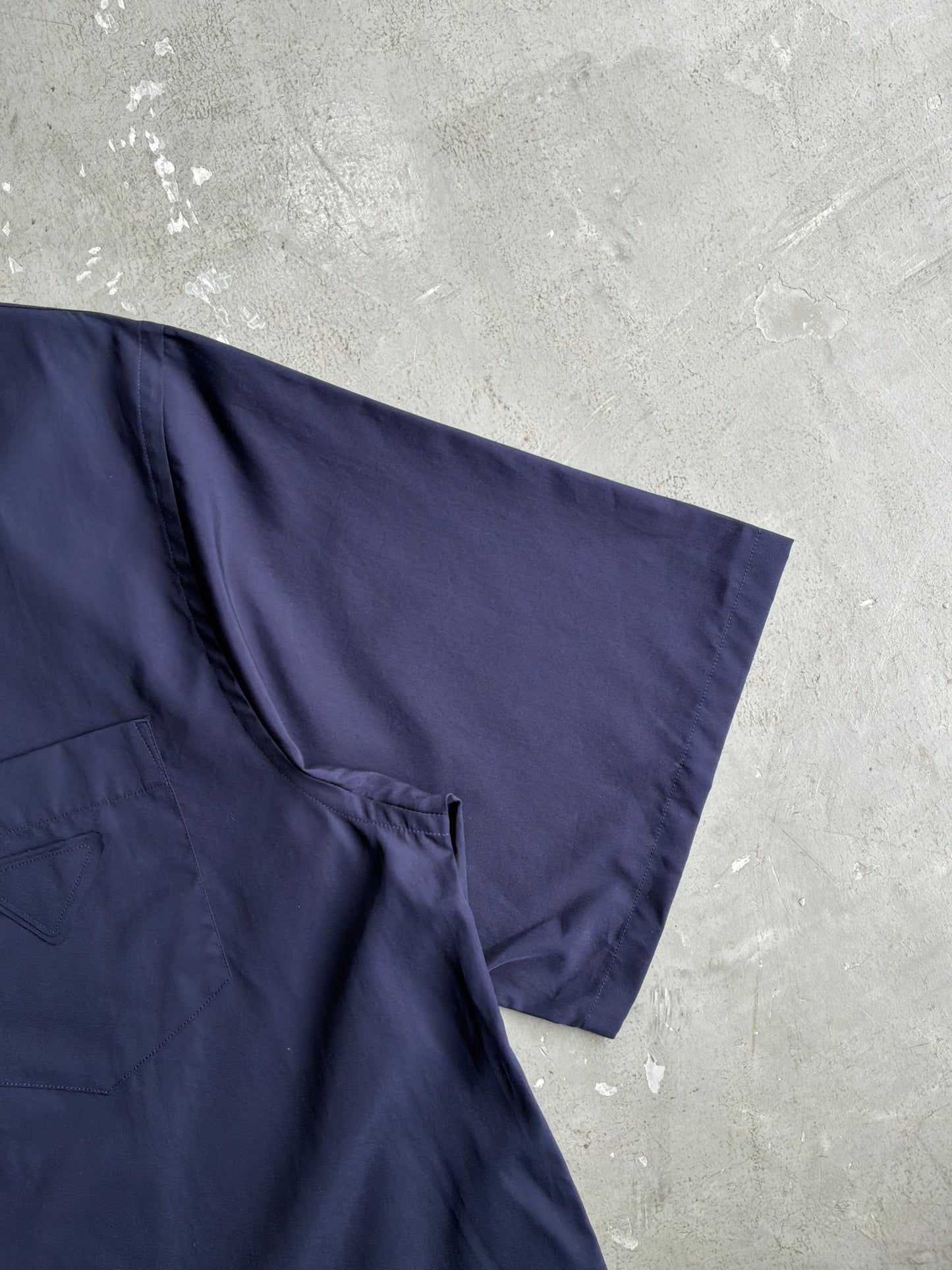 Prada Navy Button Up Shirt