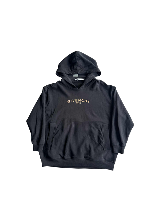 Givenchy Paris Spellout Black Hoodie