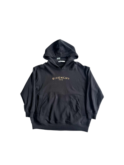 Givenchy Paris Spellout Black Hoodie
