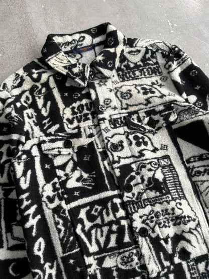 Louis Vuitton Comics Sherpa Trucker Jacket
