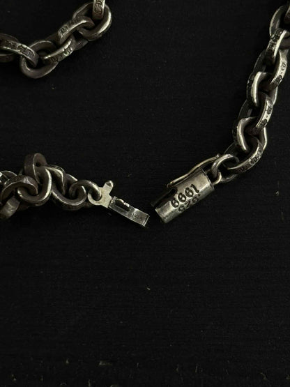Chrome Hearts 30” Paper Chain Necklace