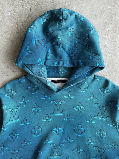 Louis Vuitton 2054 Blue Monogram Hoodie