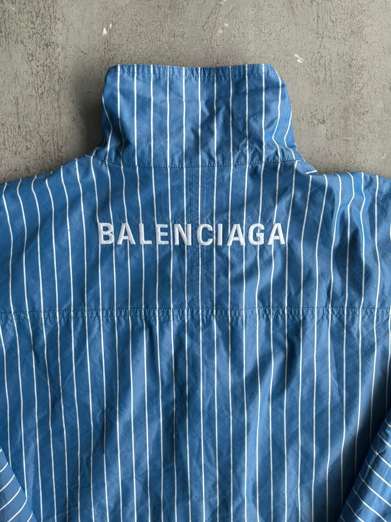Balenciaga Stripes Oversized Track Jacket