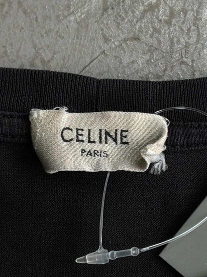 Celine Womens Script Tee
