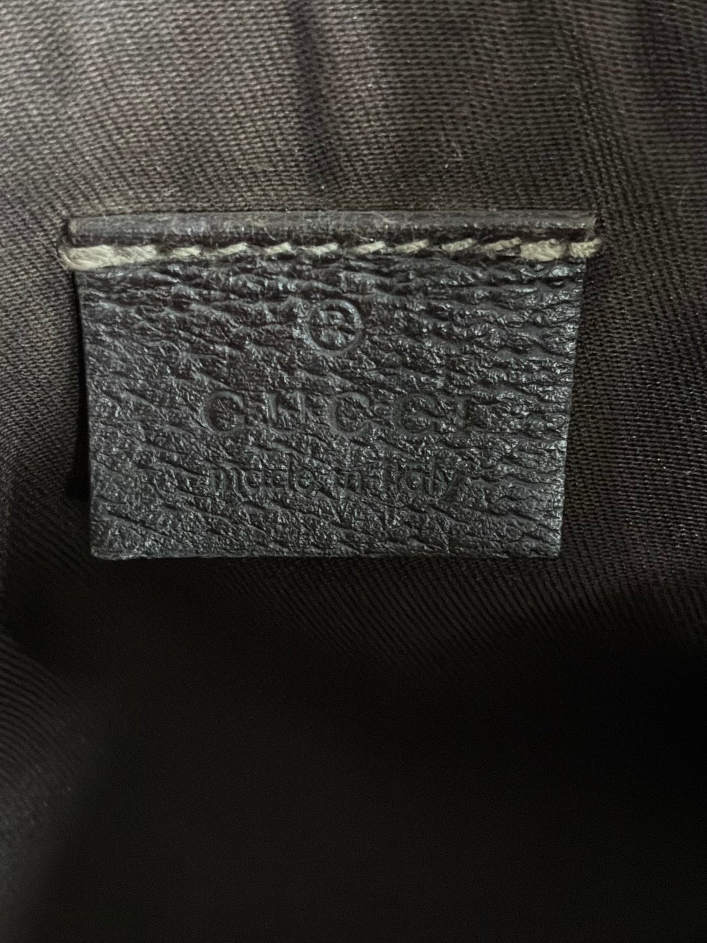 Gucci Brown Monogram Pochette
