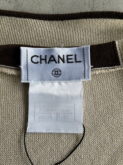 Chanel 2 in 1 Tank and Cardigan Set