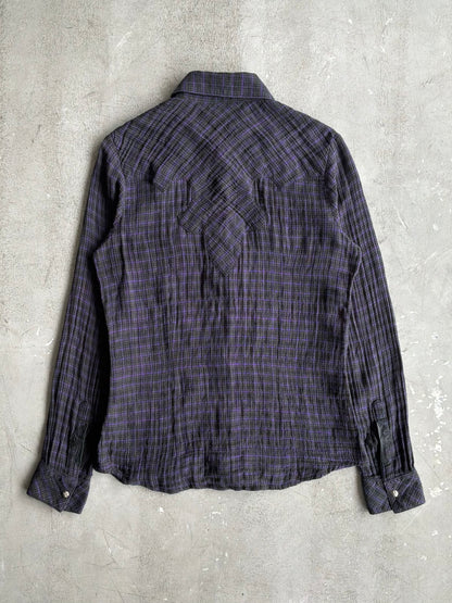 Vintage Chrome Hearts Fleur Cross Patch Flannel