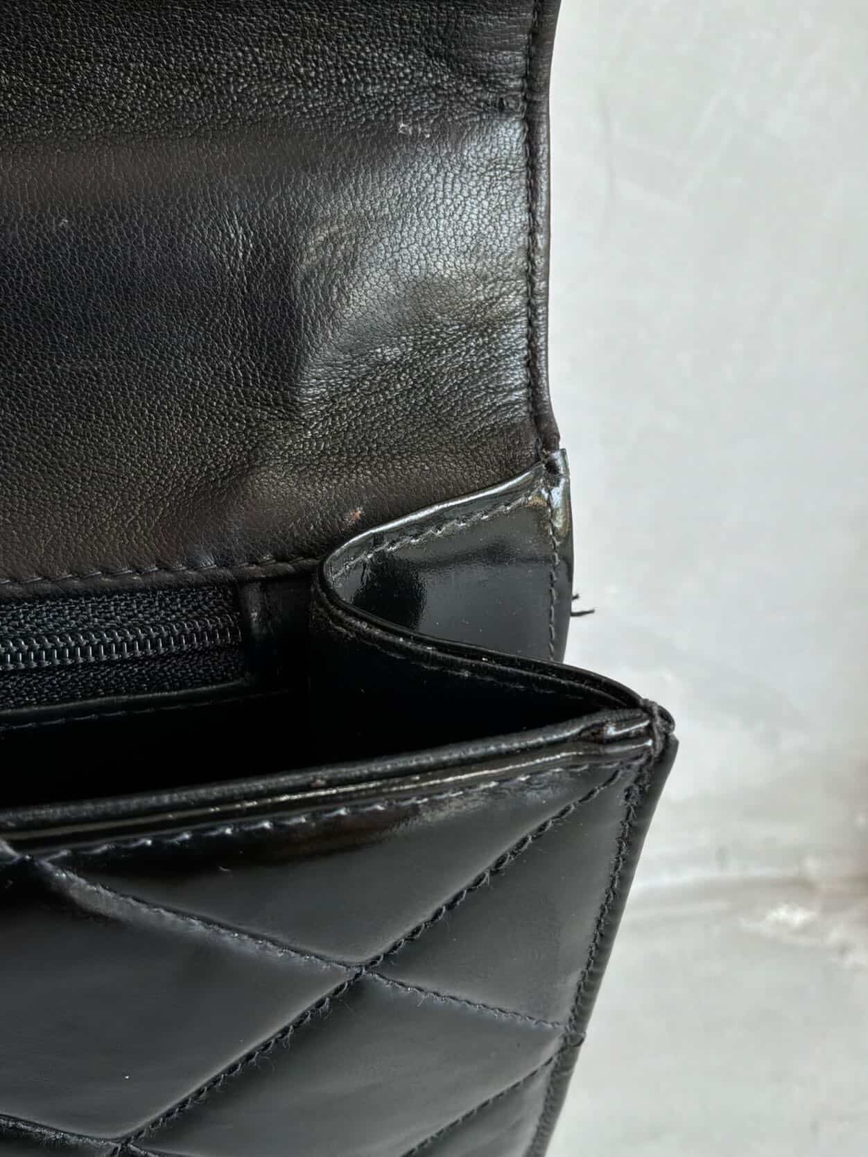 90’s Chanel Patent Leather Briefcase