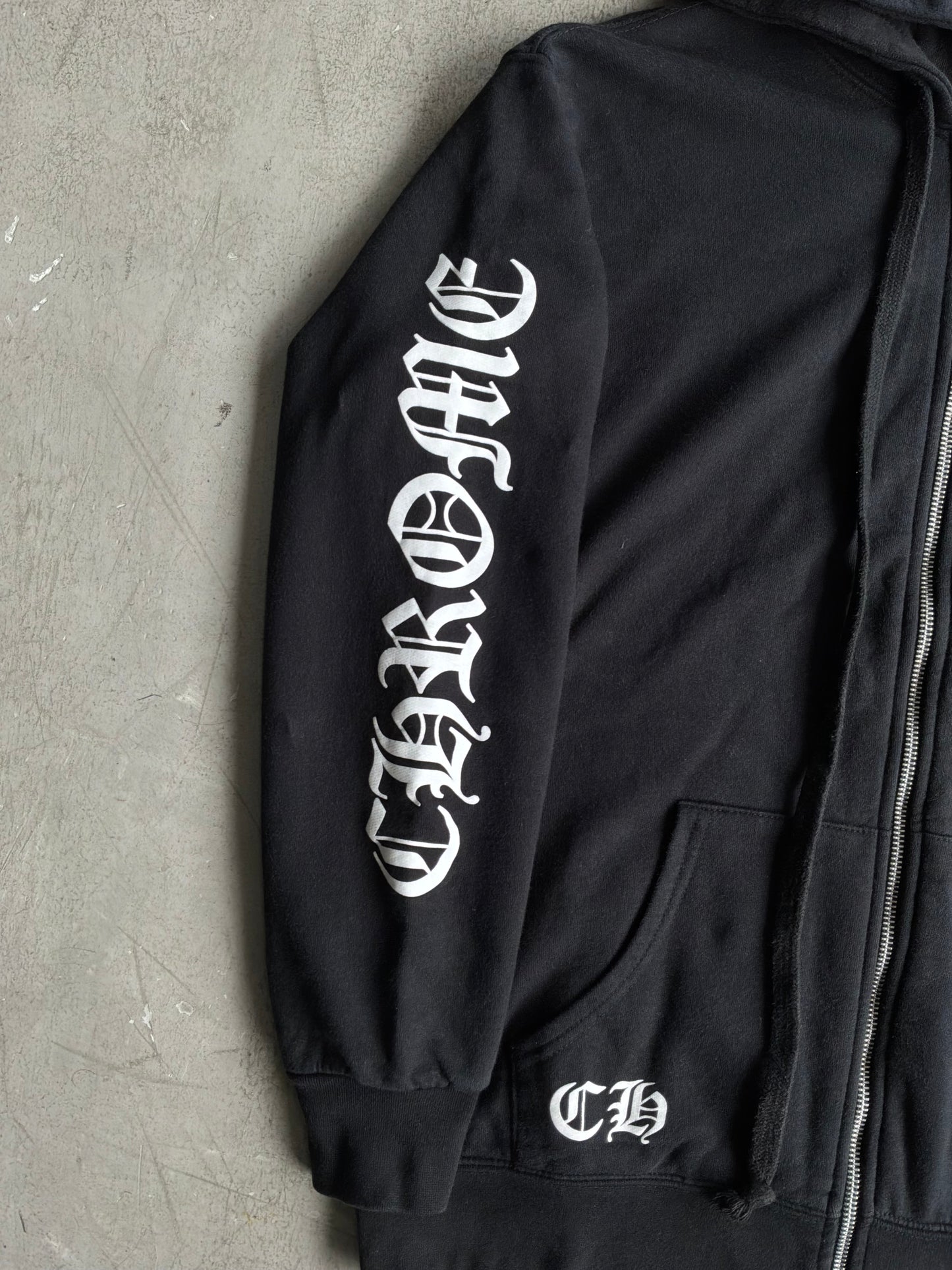 Chrome Hearts FUCK YOU Horseshoe Thermal Zip Hoodie