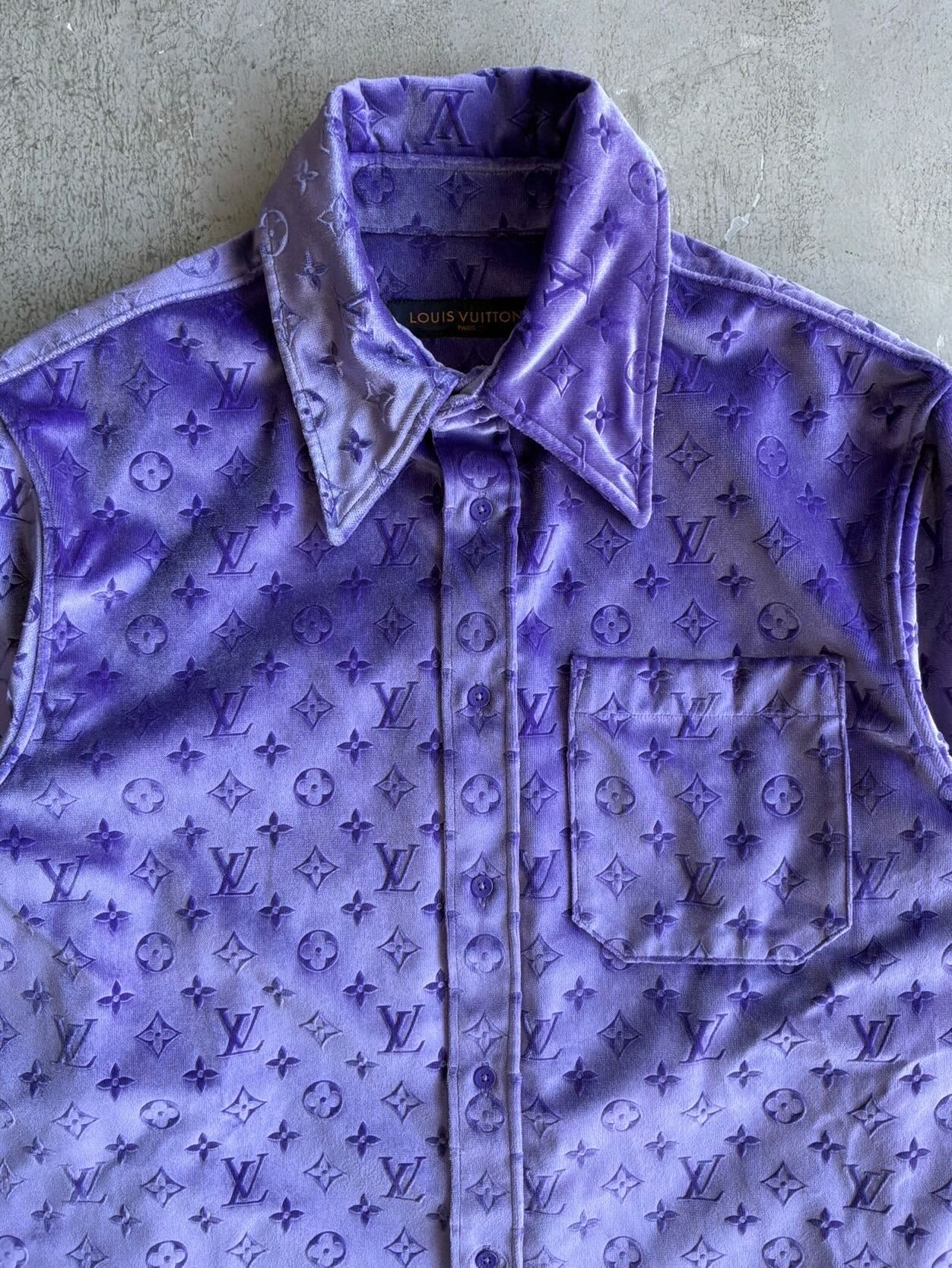 Louis Vuitton Velvet Monogram Shirt