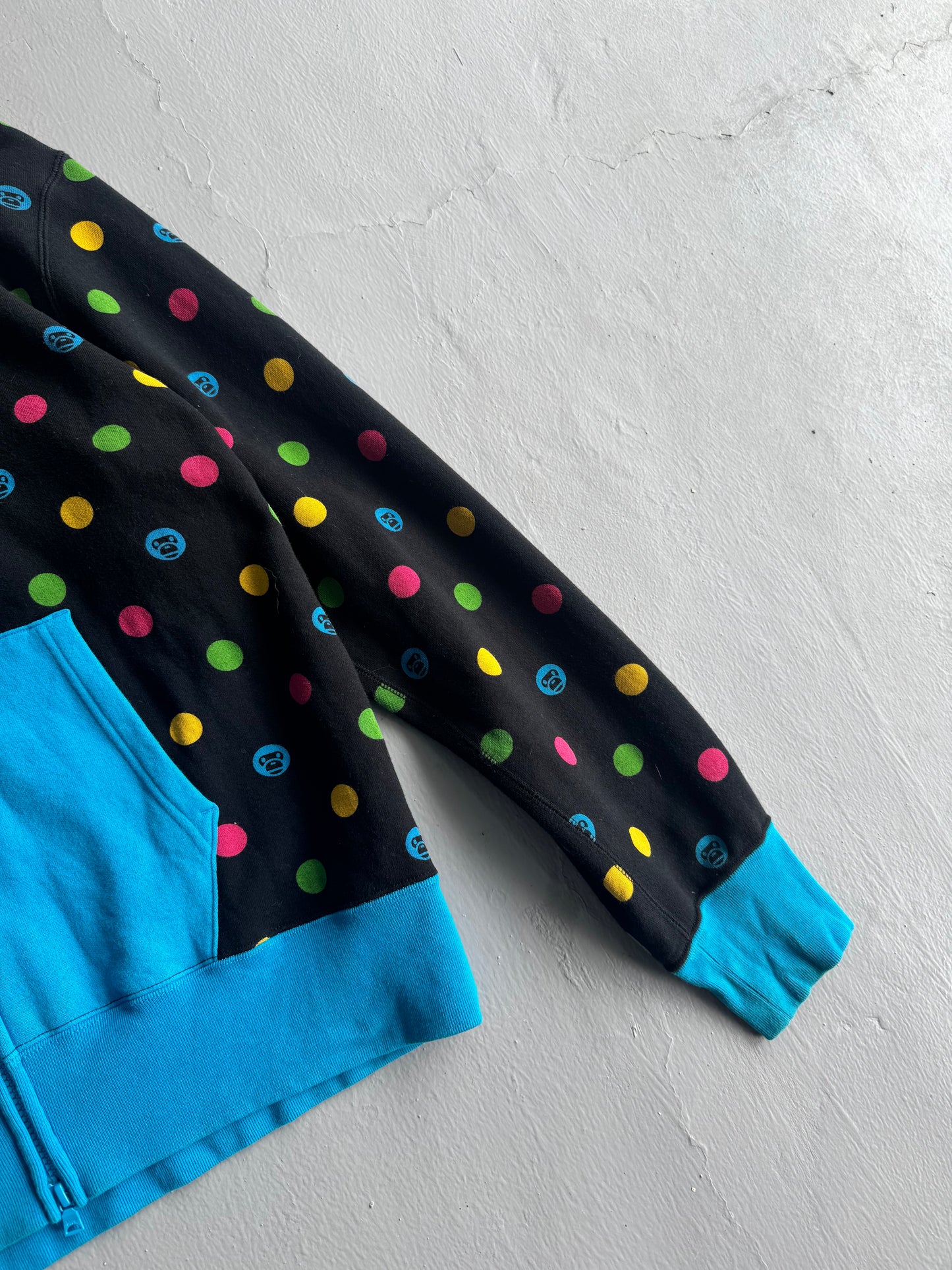 Bape Polka Dot Shark Full Zip Hoodie