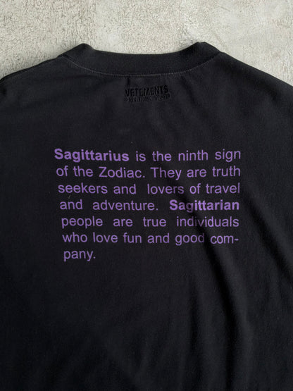 Vetements Sagitarrius Zodiac Tee