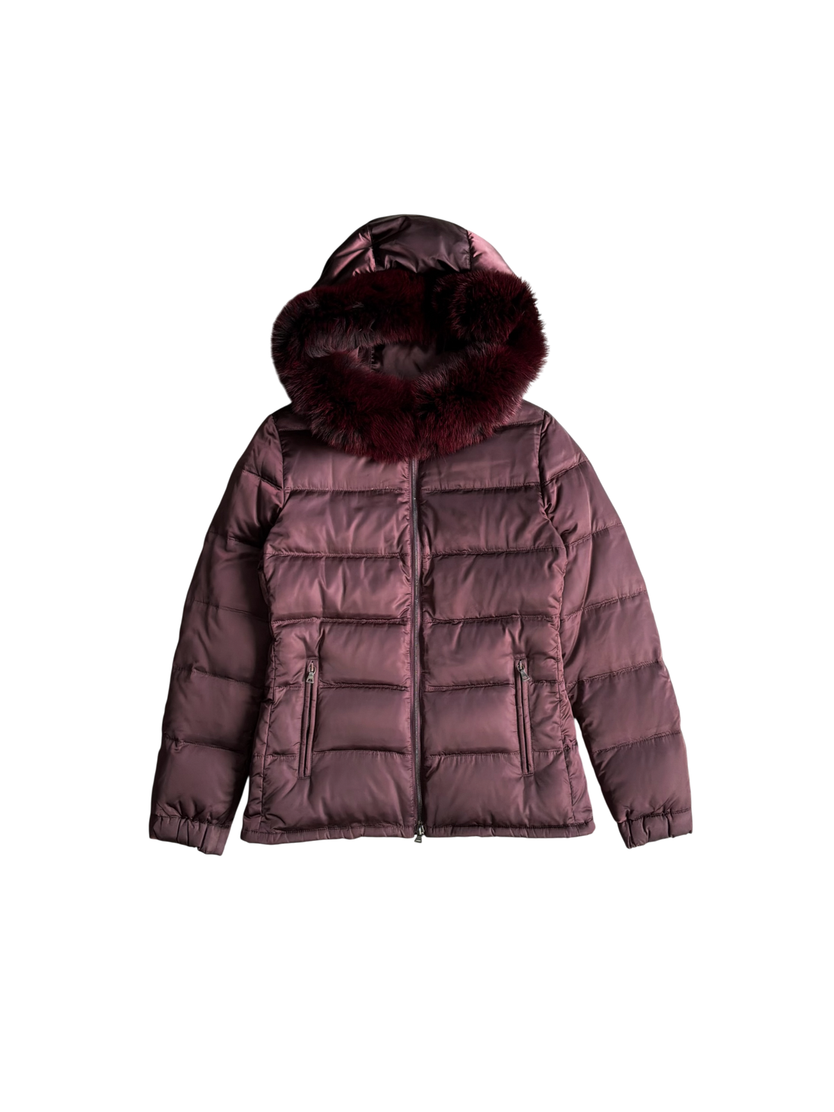 Prada Womens  Rabbit Fur Puffer Jacket
