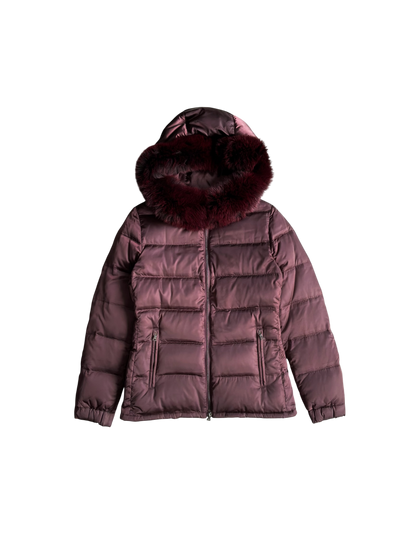 Prada Womens  Rabbit Fur Puffer Jacket